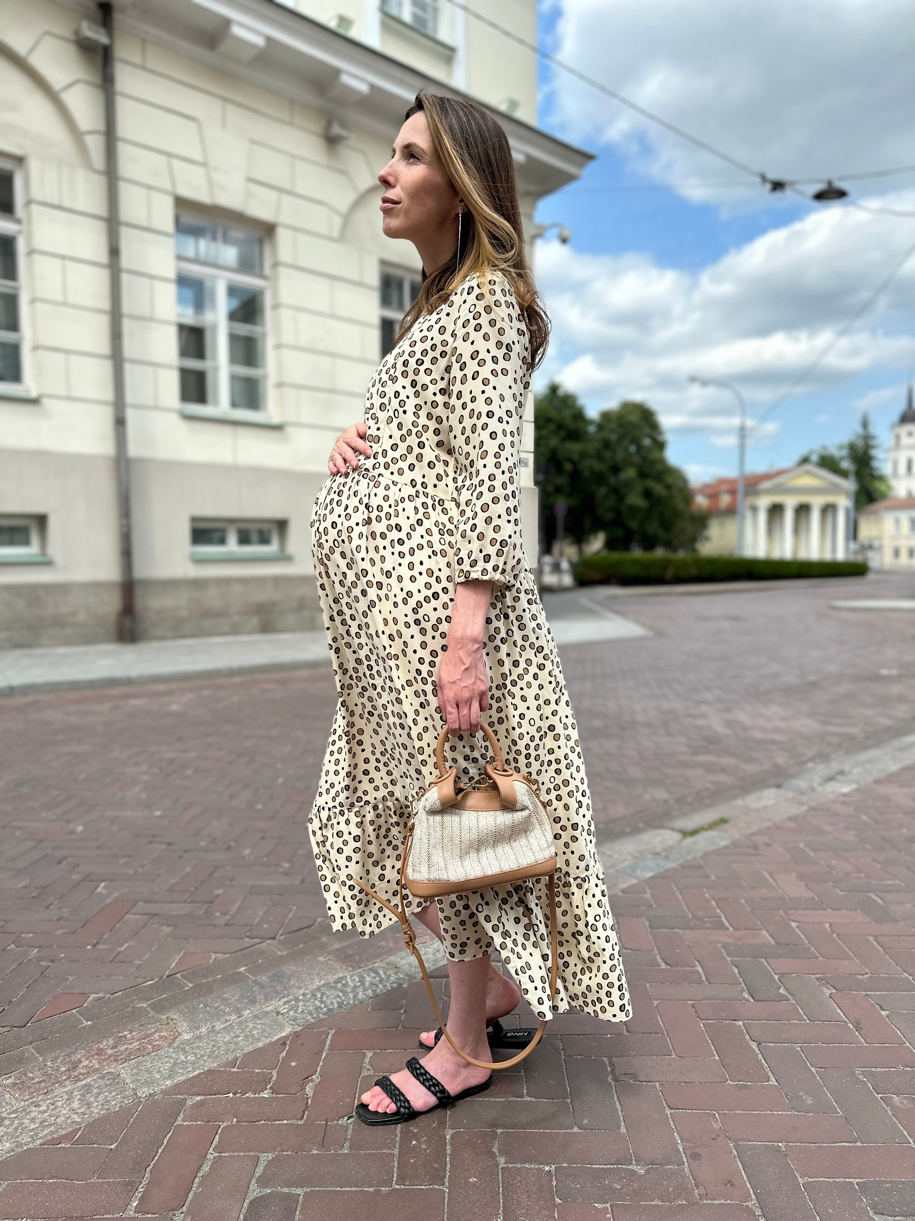 Maternity dress &quot;Dots&quot; Multicolored