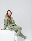 Oversized hoodie Olive