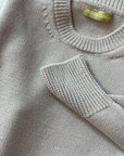 Beige maternity oversized sweater