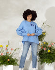 Limited Sweatshirt "Rocking horse" - Blue