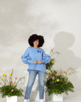 Limited Sweatshirt "Rocking horse" -  Blue