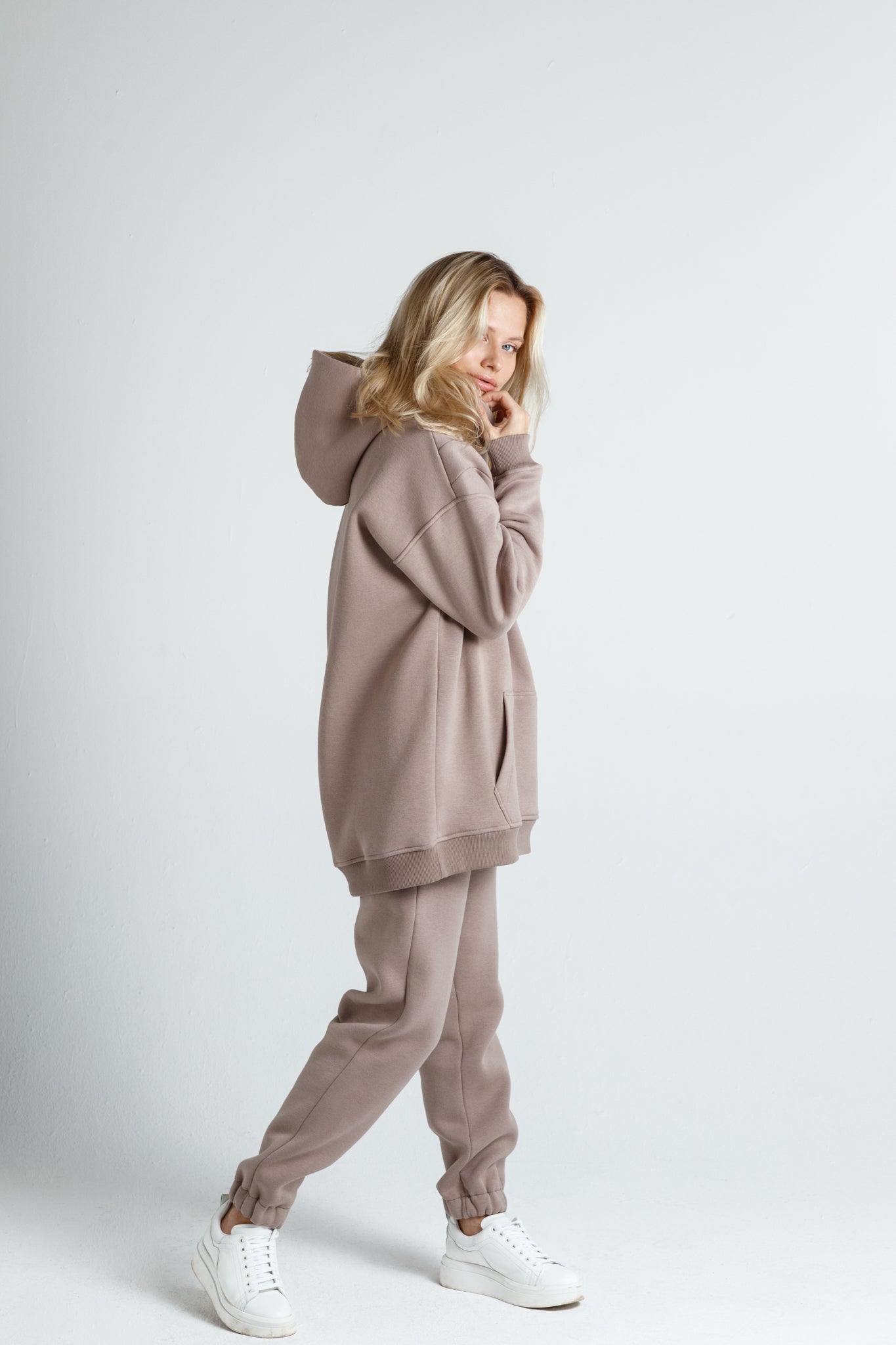 Oversized hoodie Cappuccino
