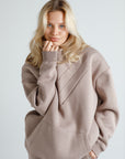 Oversized hoodie Cappuccino