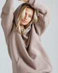 Oversized hoodie Cappuccino