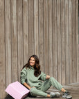 Oversized hoodie Olive