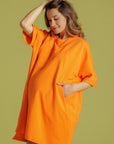T-shirt Dress Orange
