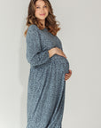 Maternity dress "Dots" Blue