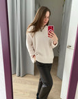 Maternity sweater Ecru