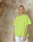 T-shirt Neon green