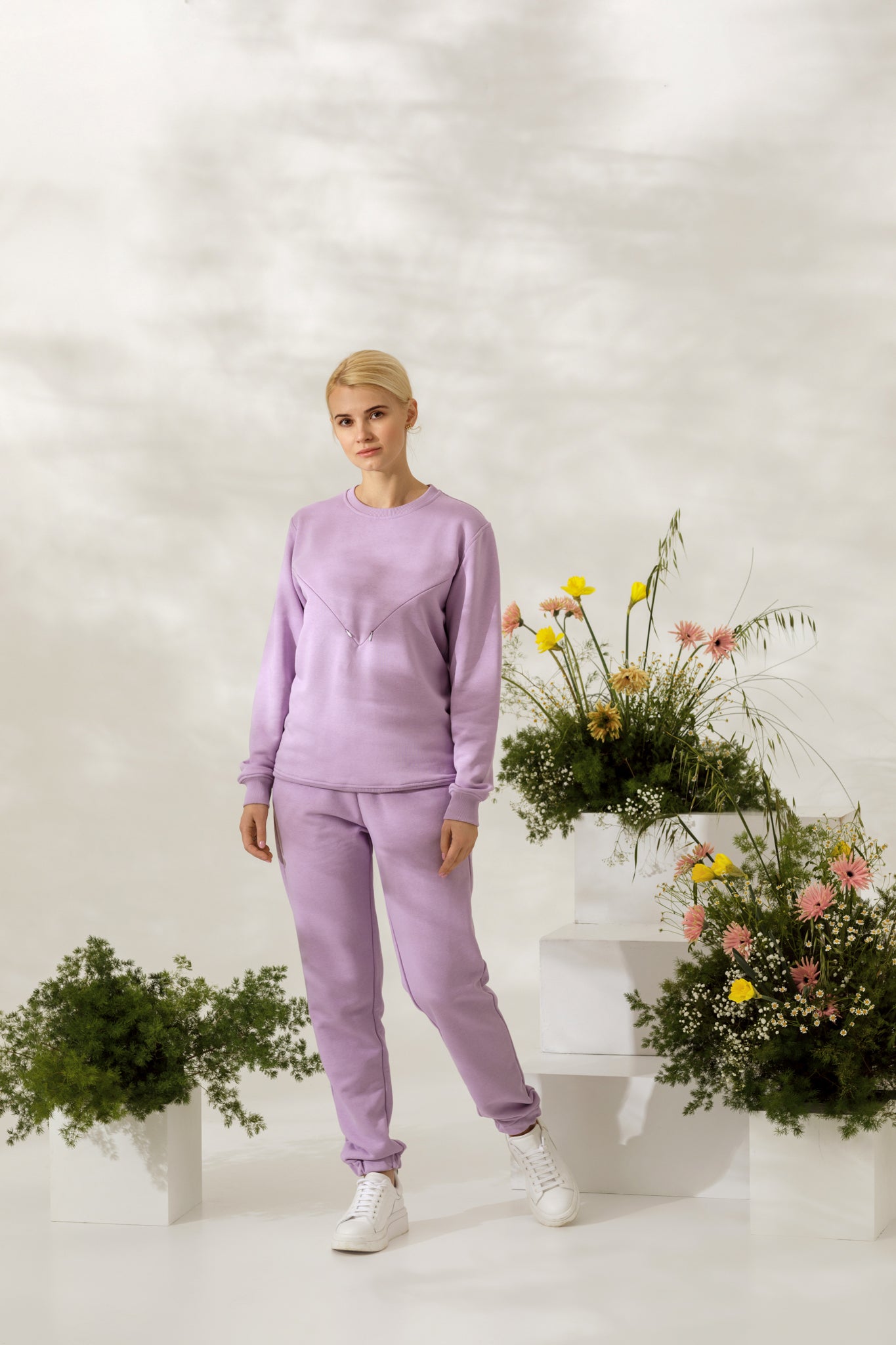 Lightweight jogging trousers Lavender