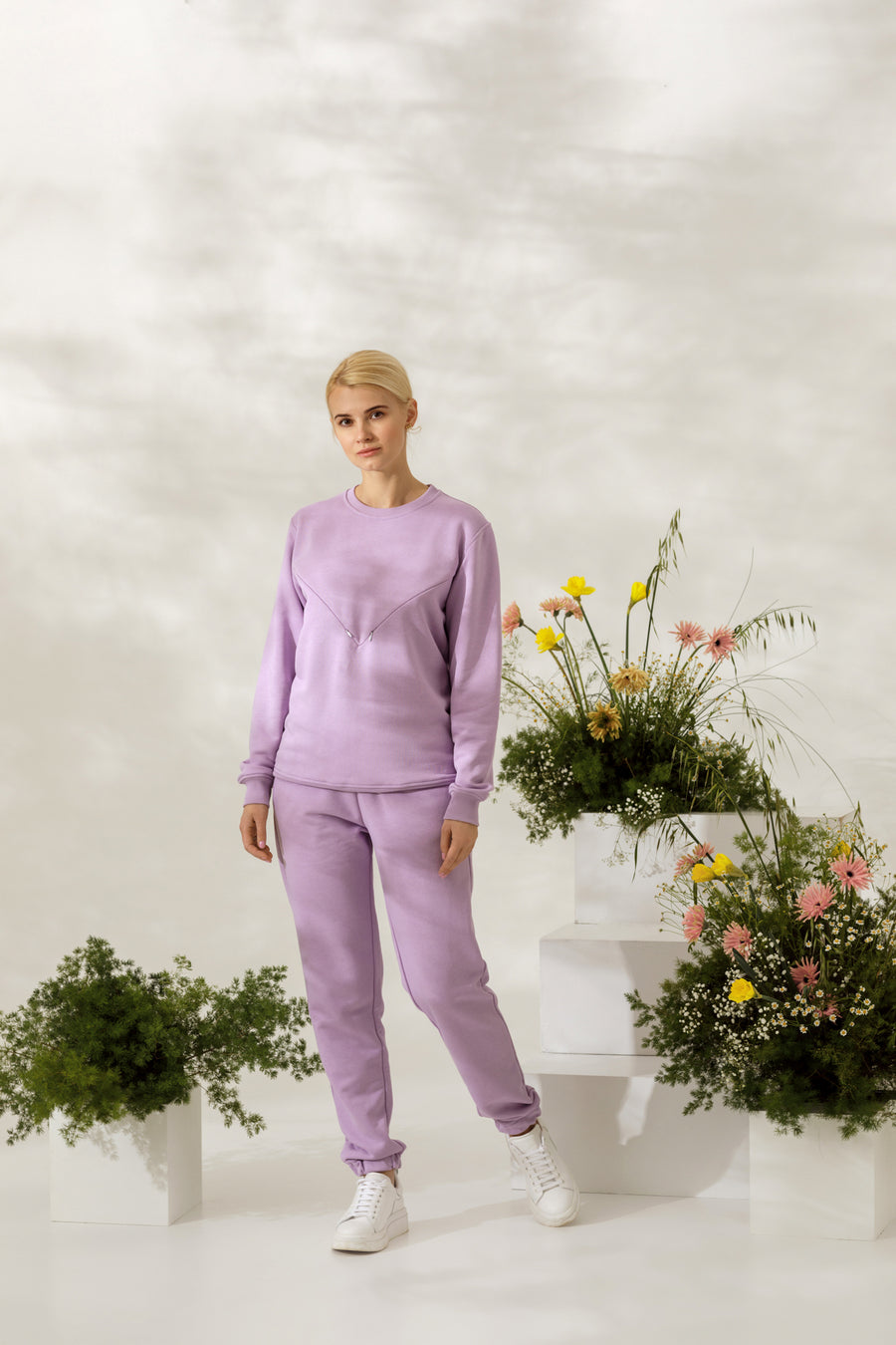Lightweight Sweatshirt Lavender
