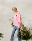 Limited Sweatshirt "Rocking horse" -  Pink