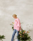 Limited Sweatshirt "Rocking horse" -  Pink