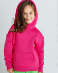 Oversized hoodie for kids Fuchsia