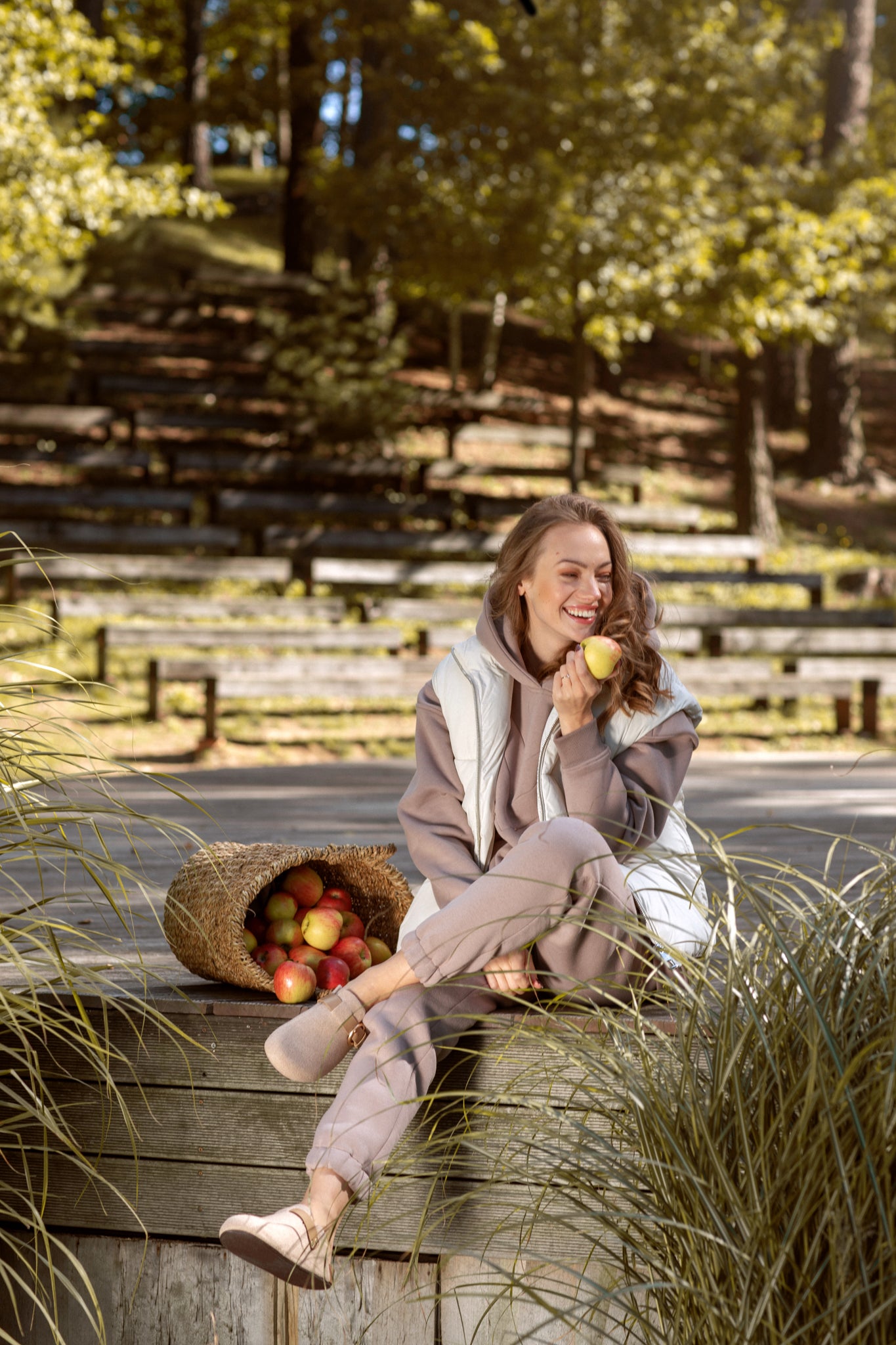 Oversized hoodie Cappuccino – MOM ONLY WEAR