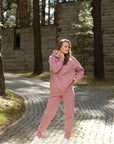 Jogging trousers Dusty rose
