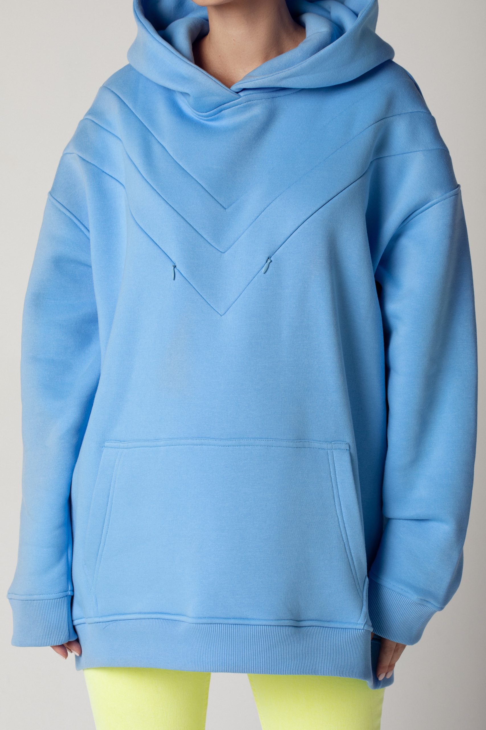 Oversized hoodie Sky blue
